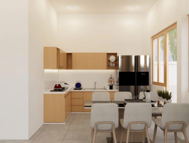 Công trình nhà phố 1 tầng ở trà vinh 