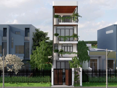 Thi Công nhà phố 4 tầng quận 12 