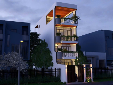 Thi Công nhà phố 4 tầng quận 12 